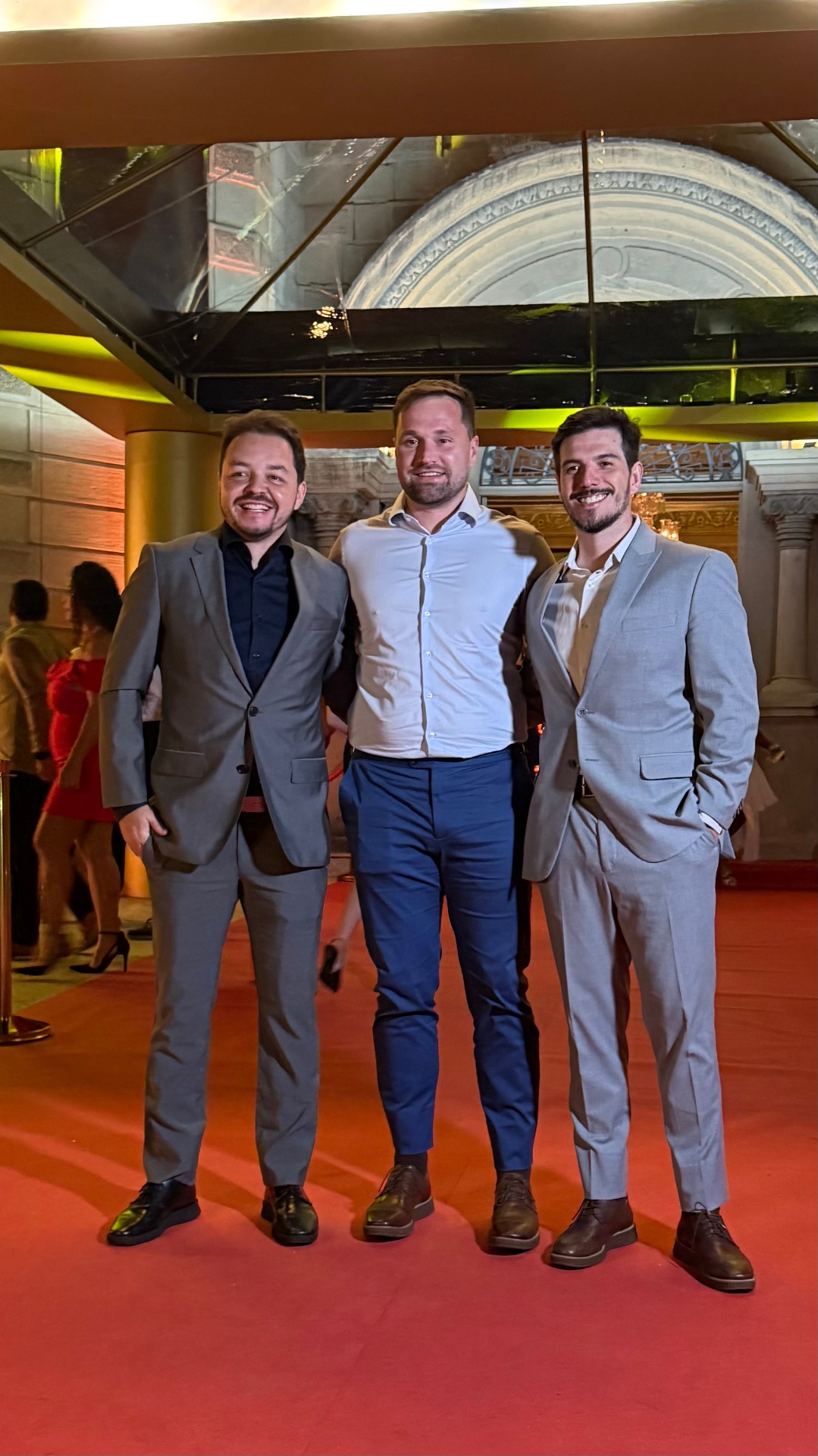 Pablo Oliveira, Guilherme Buch e Leonardo Pavão, sócios da Trinus Consórcios